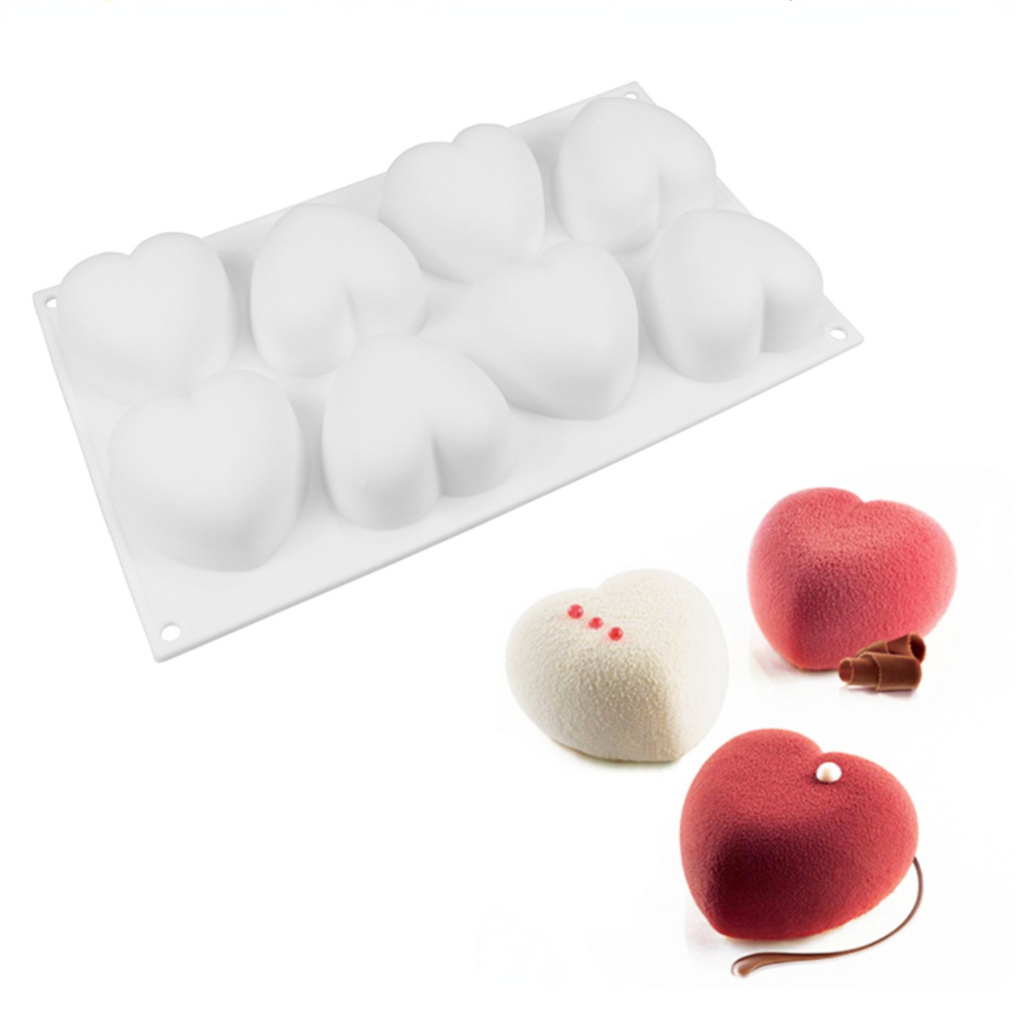 Soap Making Instructions - Aşk Kalp Silikon Sabun Kalıp El