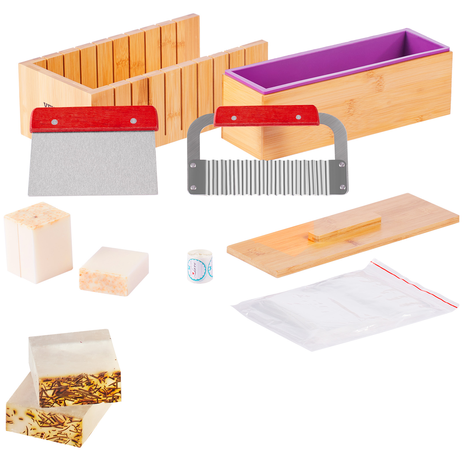 Soap Making Instructions - VEVOR Sabun Yapım Seti Bambu Kesim
