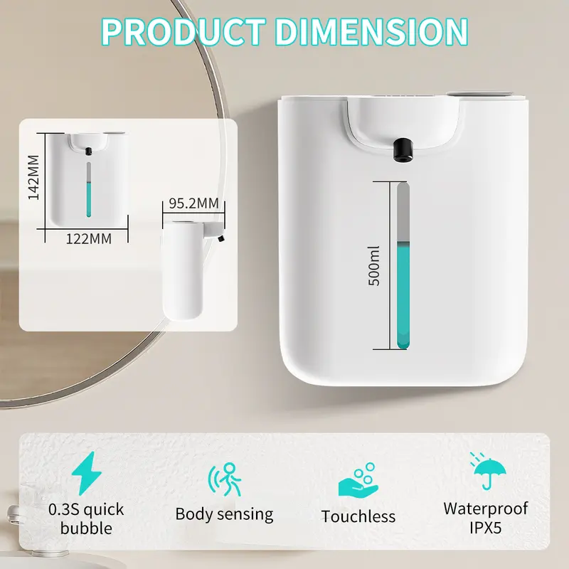 500ML Büyük Kapasiteli 9 Seviy - Soap Making Foam incelemesi ve fiyatı